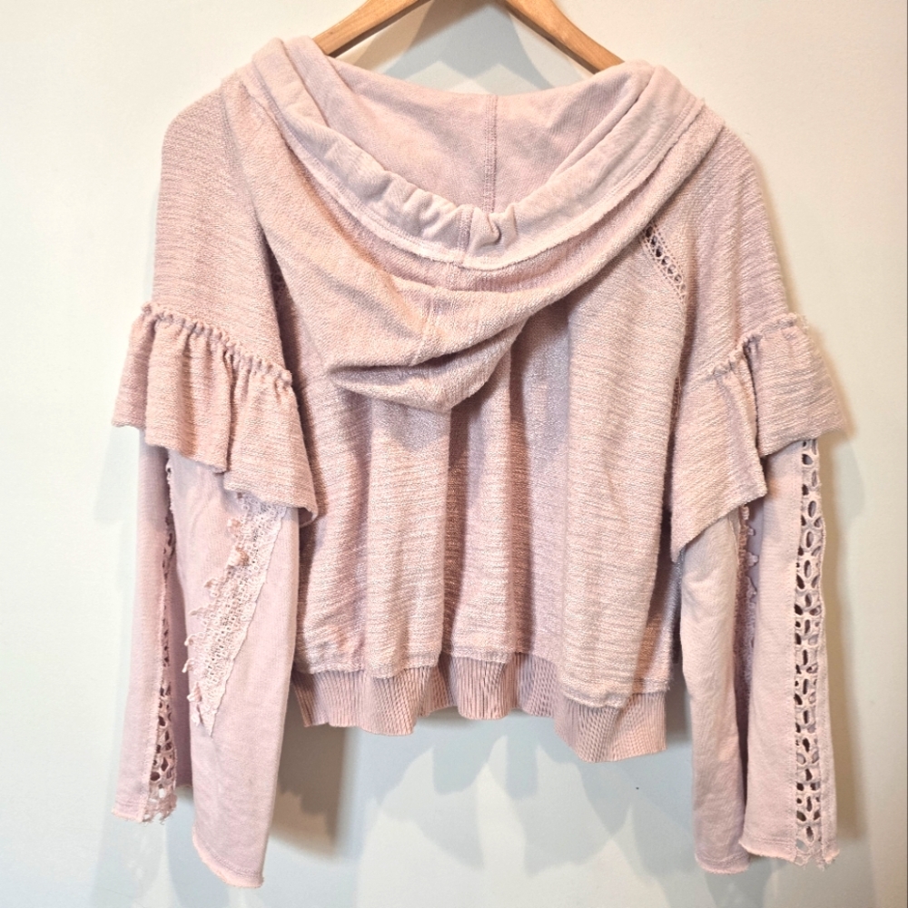 Free People Movement Heartbeat Hoodie, Pink, Size XS - Picture 7 of 8